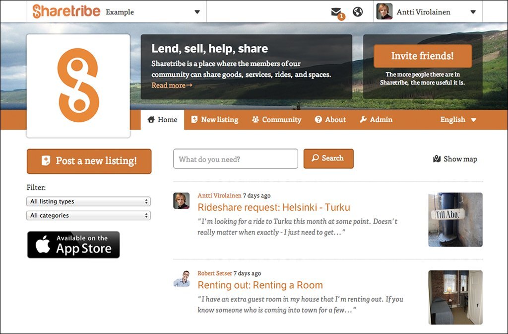 Sharetribe photo 1 Sharetribe photo