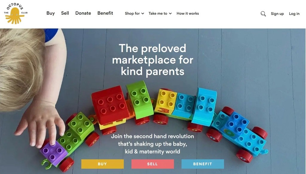 Theoctopusclub sharetribe website