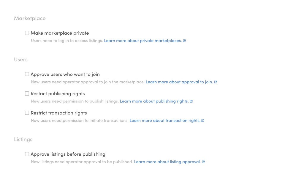 what to do after product launch - make marketplace private
