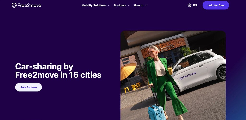 free2move car sharing company