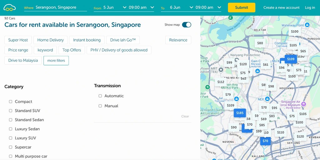 real time availability in ride sharing platform