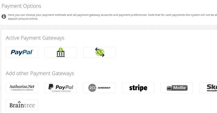 secure payment gateways in a car rental booking system