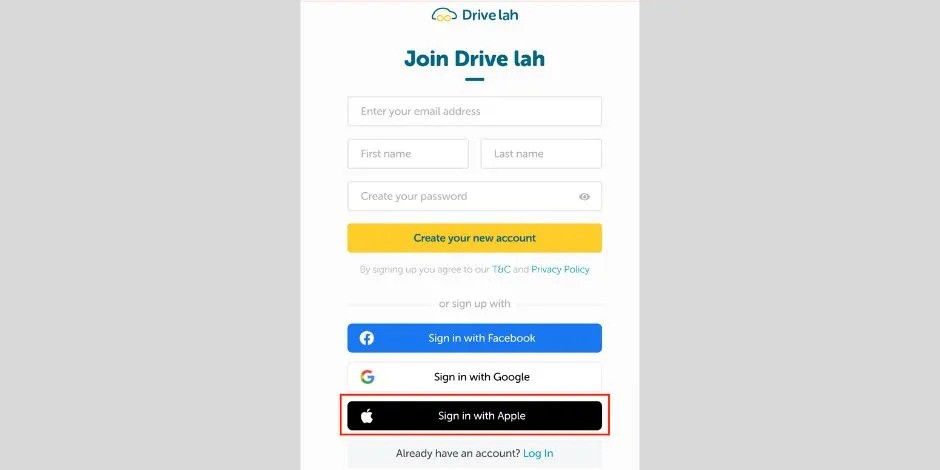 drive lah identity verification